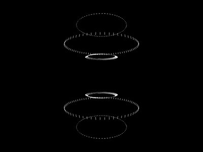 Animation of orbiting objects based on Erdorbit.